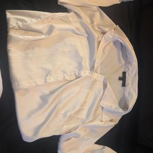 Beige polyester blouse